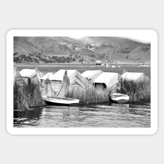 Pérou - Puno Lac Titicaca - Iles Uros Sticker by franck380